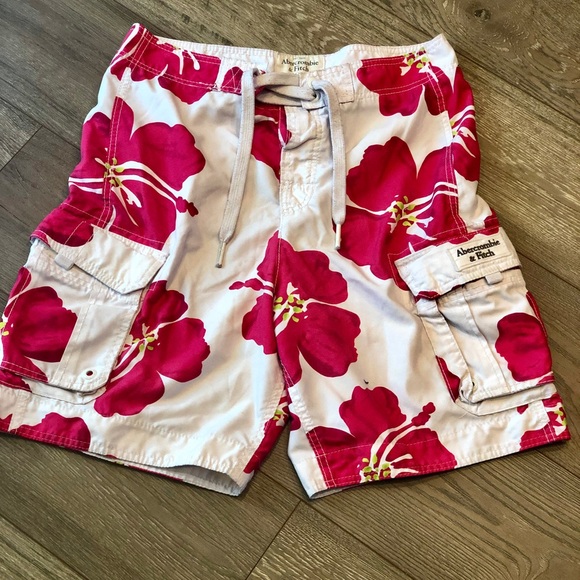 abercrombie mens swim shorts